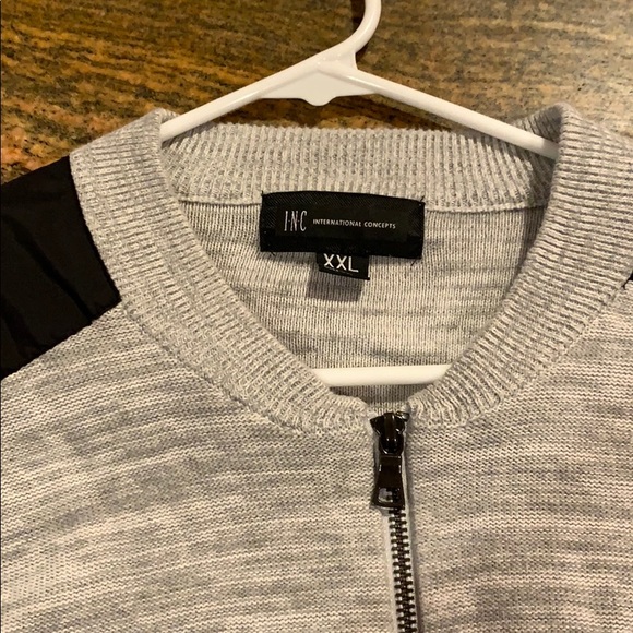 INC Zip up sweater *New Without Tags* - Picture 2 of 2